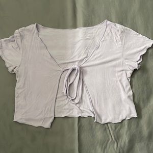 Romwe purple cropped shawl size Small/Medium